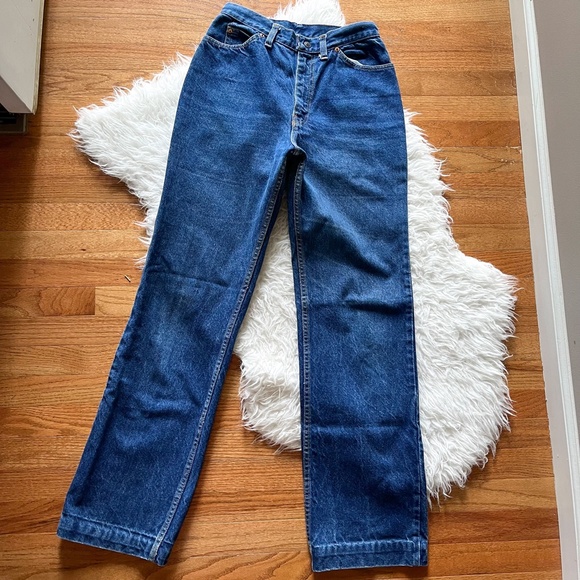 Vintage 1970s Levi's Orange Tab Jeans Style 214 | Size 14 - Picture 5 of 10